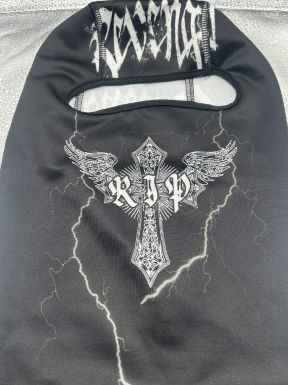 Revenge x Anuel AA Cross Lightning Ski Mask